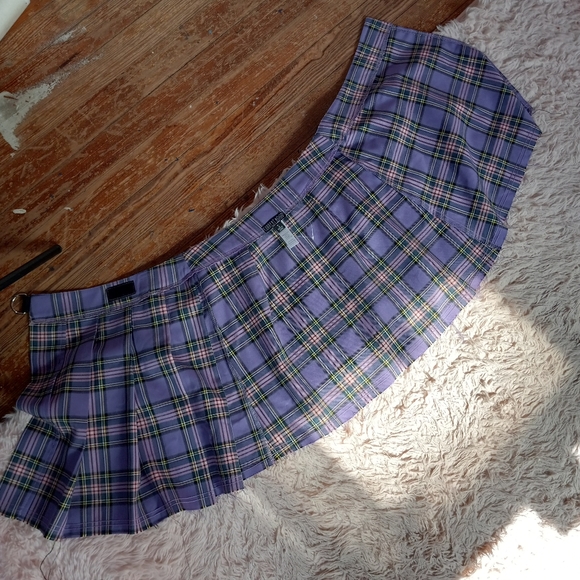 Nwot Dolls Kill pastel goth wrap skirt! Kawaii fairycor fairygoth rad skirt SOLD - Picture 5 of 8